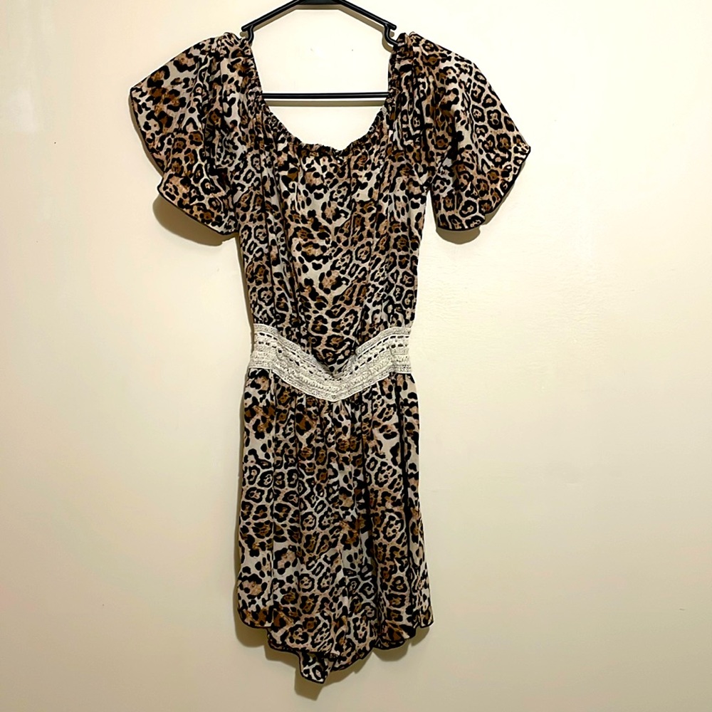 Animal print jumper